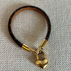 Crazy in lock LV bracelet.